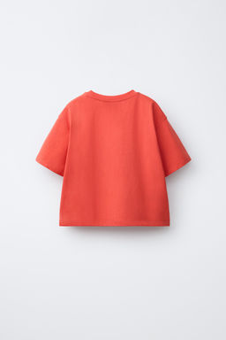CAMISETA ESTAMPADO TEXTO / Rojo - Zara фото 4