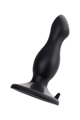 Анальная втулка TOYFA POPO Pleasure Antlia, силиконовая, черная,10,5 см  фото 4