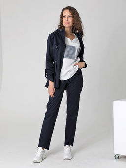 25218 Жакет т.синий