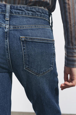 ZW COLLECTION SLIM MID-WAIST JEANS - Zara фото 26