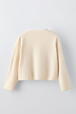 KNIT CARDIGAN WITH BOWS - Zara фото 2