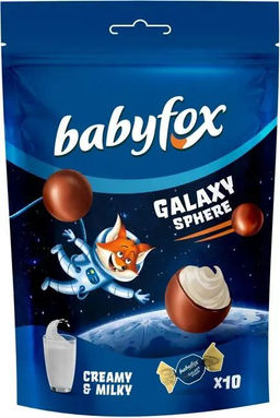 BabyFox, конфеты шоколадные Galaxy sphere, 130 г