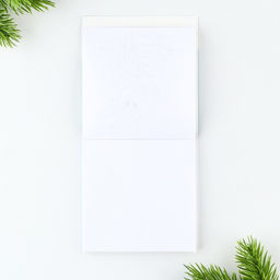 Подарочный набор новогодний, блокнот-раскраска и восковые мелки «С новым годом»