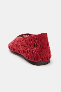 BAILARINA CROCHET FLORES / Rojo - Zara фото 6