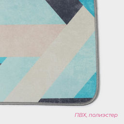 Коврики для ванной и туалета Доляна Свэч, 2 шт: 50?80 см, 40?50 см  фото 3