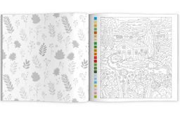 Раскраска. Серия "Картины по номерам 3-в-1" арт. 72307 ПЕЙЗАЖИ /215x215 мм, 16 л., блок - офсет 120 г/м?, полноцветная печать/печать в одну краску, обл - мелованный картон 200 г/м?, мягкий переплёт (2 скобы),