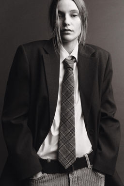 CHECKED TIE