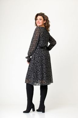 Платье Swallow 650 черно-белая роза фото 7