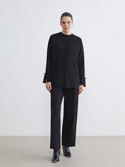 Bisiklet Yaka Oversize Kad?n Tunik