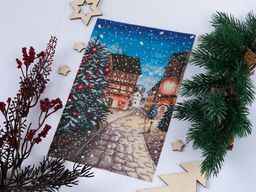 Набор для вышивания PANNA PR-7355 Новогодняя улочка 14 х 21.5 см