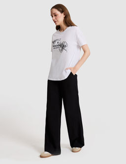 Beyaz Oversize Ti__rt