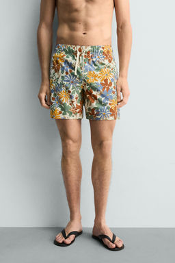 BA?ADOR LARGO ESTAMPADO FLORAL / Multicolor - Zara фото 7