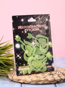 Наклейки светящиеся "Сердца", 12*16 см