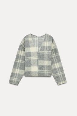 SOFT CHECK SWEATSHIRT - Zara фото 2