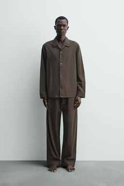 JACQUARD PYJAMA SHIRT