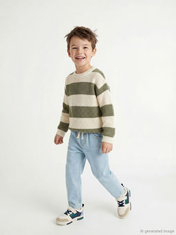 Beli Ba?lamal? Erkek ?ocuk Jean Pantolon