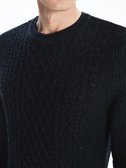 Bisiklet Yaka Erkek Triko Kazak