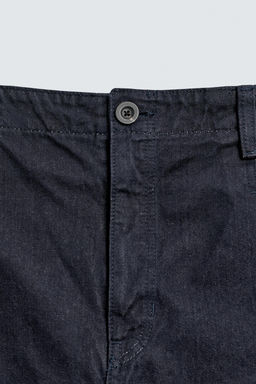 BERMUDA DENIM RELAXED FIT / Azul - Zara фото 8