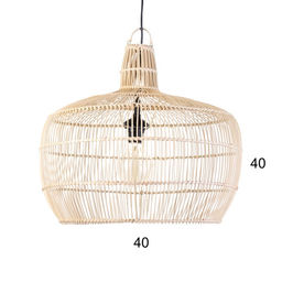 Светильник потолочный из ротанга «Нико», 1×120 Вт, Е27, 50×50×45 см