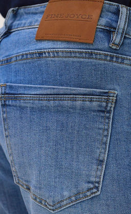 Джинсы F411-0178R l.blue - Fine joyce фото 7