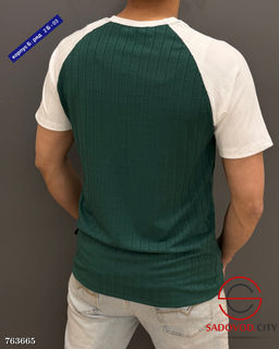 Мужская однотонная футболка