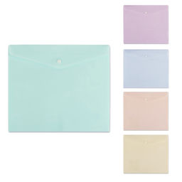 Expert Complete Trend Pastel Pastel Папка-конверт для тетрадей с кнопкой A5+ 180 мкм диагональ 20 шт. ассорти 2104010