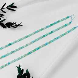 Бусины для украшений из Амазонита (130 бусин)