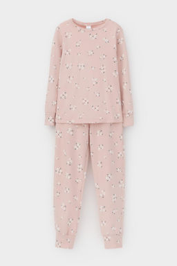 К 1552/дымчатая роза,ромашковое поле пижама дет