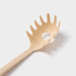 Ложка для спагетти Доляна Беж, 28 см, цвет бежевый  фото 9