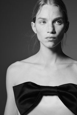 Vestido bandeau con lazo - H&m фото 4