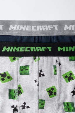 AGES 6-14 / PACK OF TWO MINECRAFT BOXER SHORTS MOJANG AB.