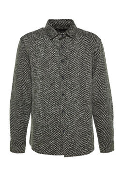 Haki Unisex Relaxed Fit Bal?ks?rt? Desenli K?sl?k Gomlek TMNAW24GO00054 - Trendyolmilla фото 7