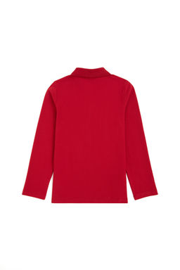 K_z _ocuk K_rm_z_ Polo Yaka Basic Sweatshirt Sepette S_rpriz _ndirim - U.s. polo assn фото 7
