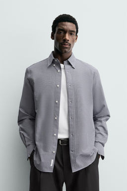 COTTON CHECKS SHIRT - Zara фото 2