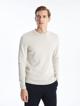 Bisiklet Yaka Erkek Triko Kazak