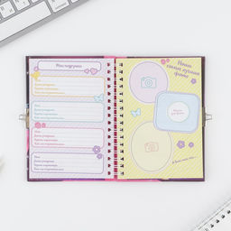 Анкета для девочек на замочке Анкета классной девчонки и ее подруг, А6, твёрдая обложка, 40 листов - Artfox фото 8