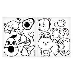 Дождевик раскраска Тренды (110-130 см) - Funny toys фото 3