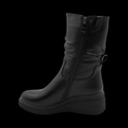 Сапоги из натуральной кожи на меху РМ-061-1 черные - Sport фото 3