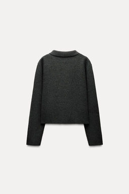 KNIT WRAP CARDIGAN - Zara фото 5