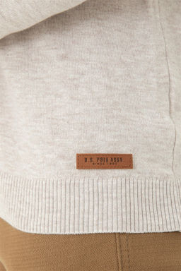 U. S. Polo Assn Мужской свитер из каменного меланжа - U.s. polo assn фото 7