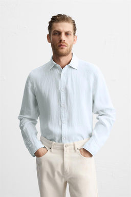 100% LINEN SHIRT - Zara фото 35
