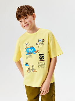 ACOOLA / Футболка детская для мальчиков Buru бледно-желтый