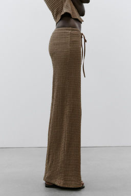 TEXTURED STRAIGHT-FIT TROUSERS - Zara фото 22