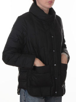 24-31 BLACK Куртка пуховая облегченная женская (утиный пух)