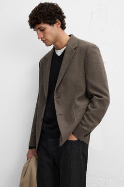TEXTURED TWILL BLAZER - Zara фото 5
