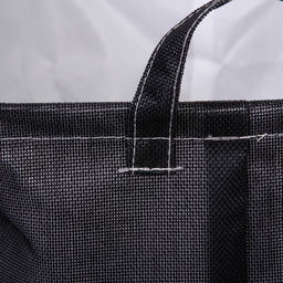 Коробка для хранения вещей с ручками "ВЕСТА", цвет черный, 38*26*21см