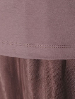 Нарядная футболка с принтом пайетками