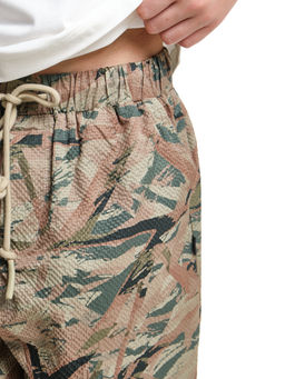 Шорты из плащевки для мальчика 33-2713 хаки - Mini maxi фото 8