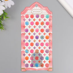 Цена за 2 шт. Наклейки для творчества пластик «Восточные мелочи», 9.3×20.4 см