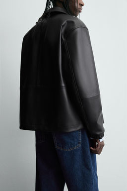 FAUX LEATHER JACKET - Zara фото 6